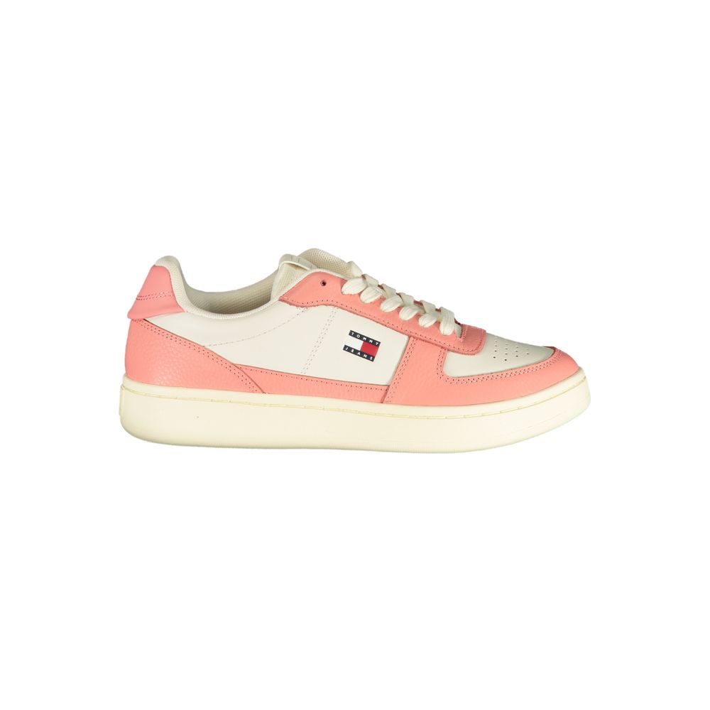 Tommy Hilfiger White Polyurethane Women's Sneaker Tommy Hilfiger