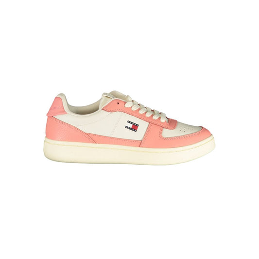 Tommy Hilfiger White Polyurethane Women's Sneaker Tommy Hilfiger
