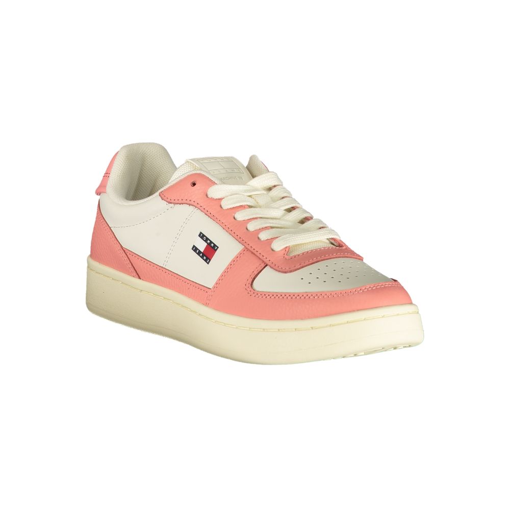Tommy Hilfiger White Polyurethane Women's Sneaker Tommy Hilfiger