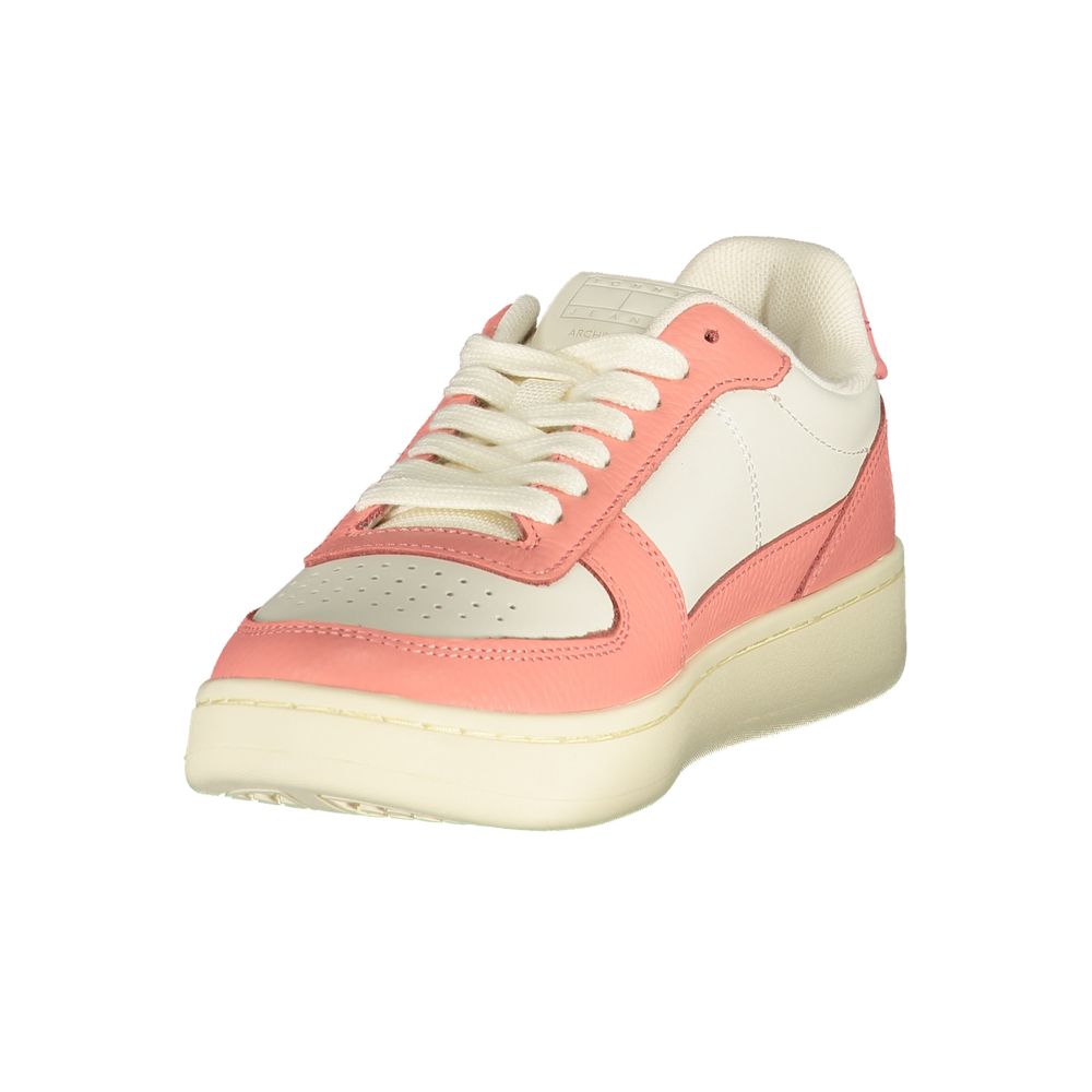 Tommy Hilfiger White Polyurethane Women's Sneaker Tommy Hilfiger