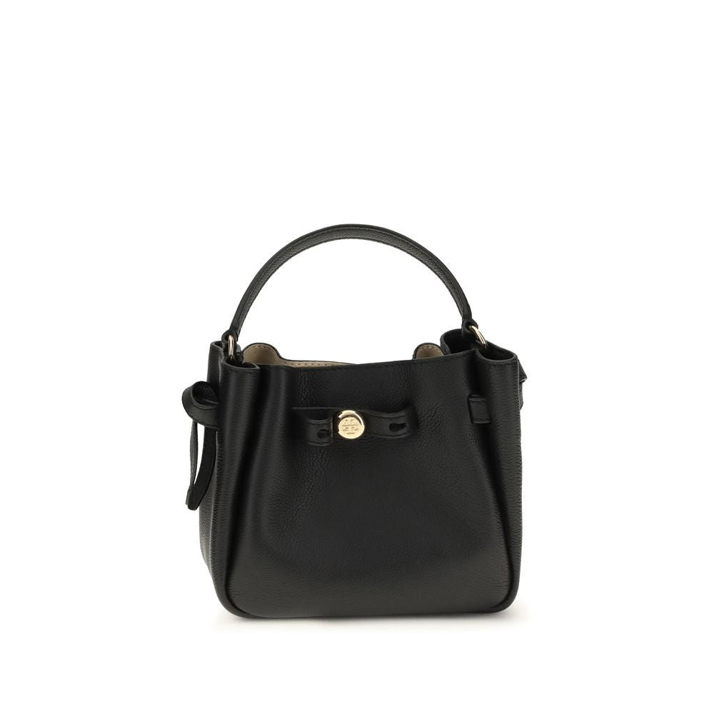 Tory Burch Black Calf Leather Bos Taurus Shoulder Bag Tory Burch