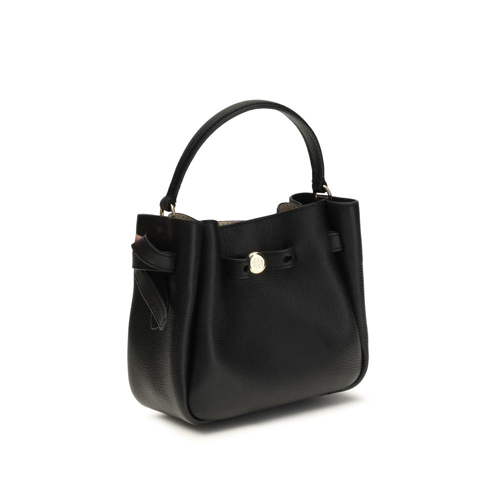 Tory Burch Black Calf Leather Bos Taurus Shoulder Bag Tory Burch