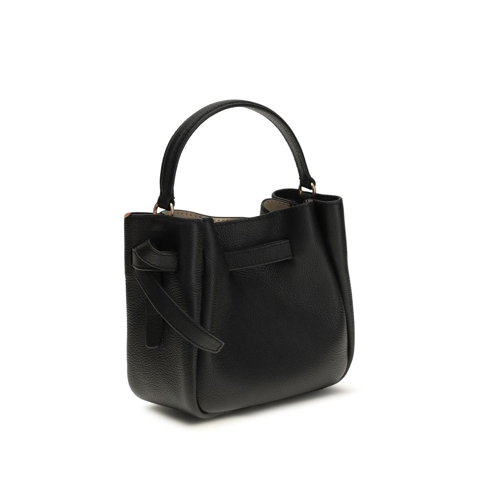 Tory Burch Black Calf Leather Bos Taurus Shoulder Bag Tory Burch