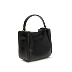 Tory Burch Black Calf Leather Bos Taurus Shoulder Bag Tory Burch