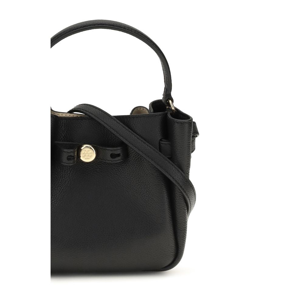 Tory Burch Black Calf Leather Bos Taurus Shoulder Bag Tory Burch