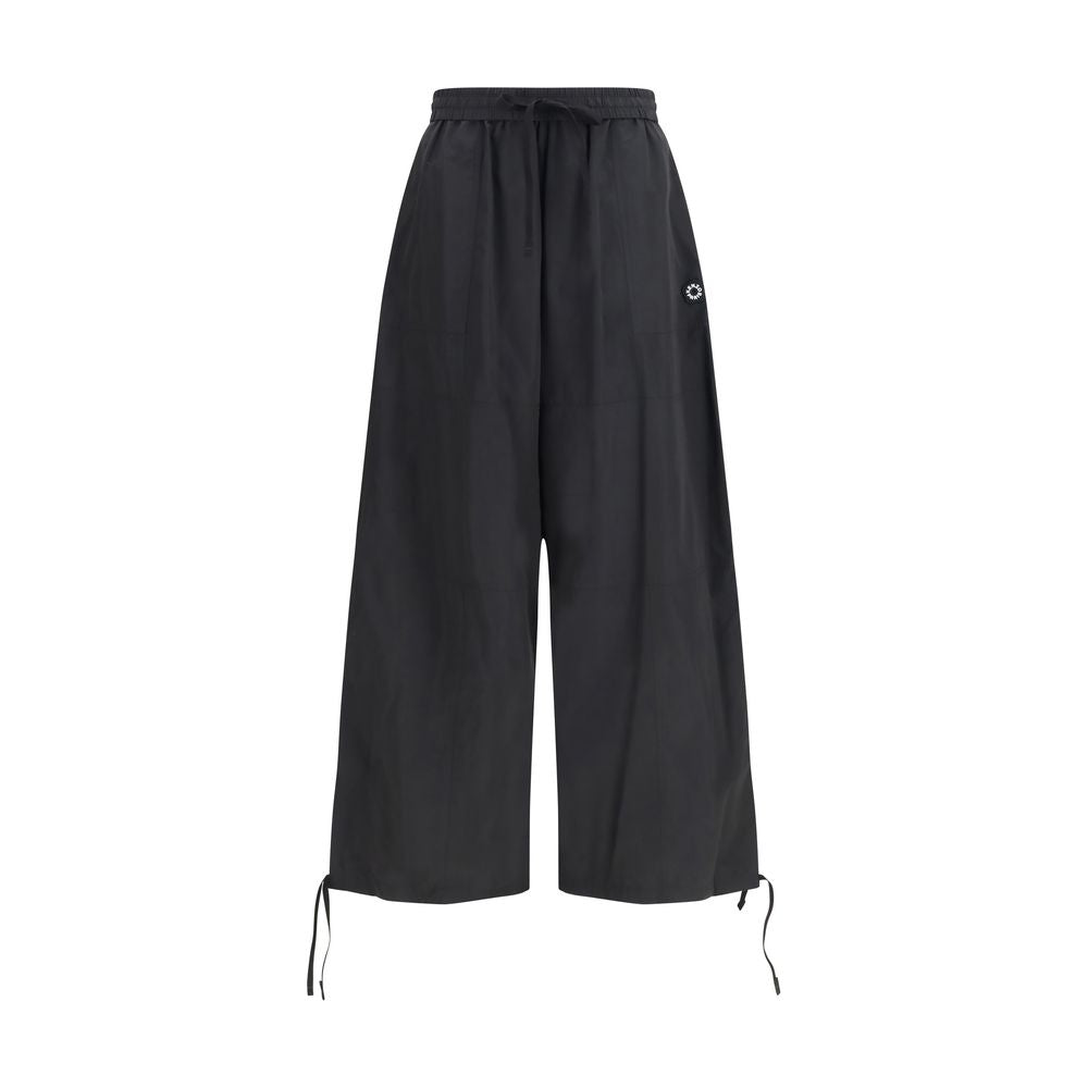 Kenzo Black Polyester Casual Pants Kenzo