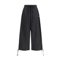 Kenzo Black Polyester Casual Pants Kenzo