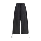 Kenzo Black Polyester Casual Pants Kenzo