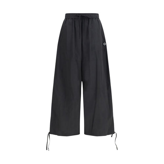 Kenzo Black Polyester Casual Pants Kenzo