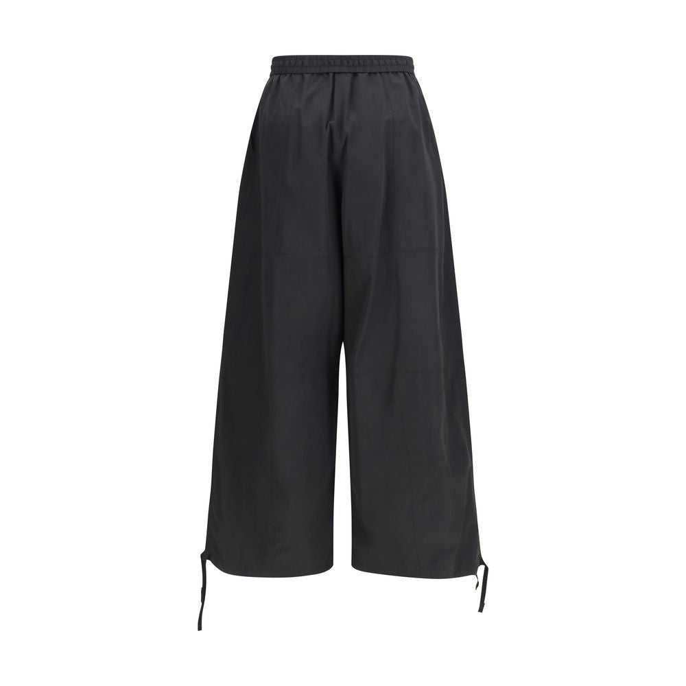Kenzo Black Polyester Casual Pants Kenzo