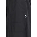 Kenzo Black Polyester Casual Pants Kenzo
