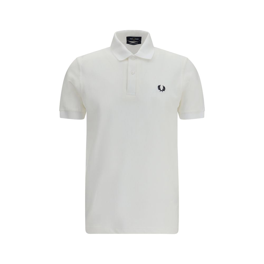 Fred Perry White Cotton T-Shirt Fred Perry