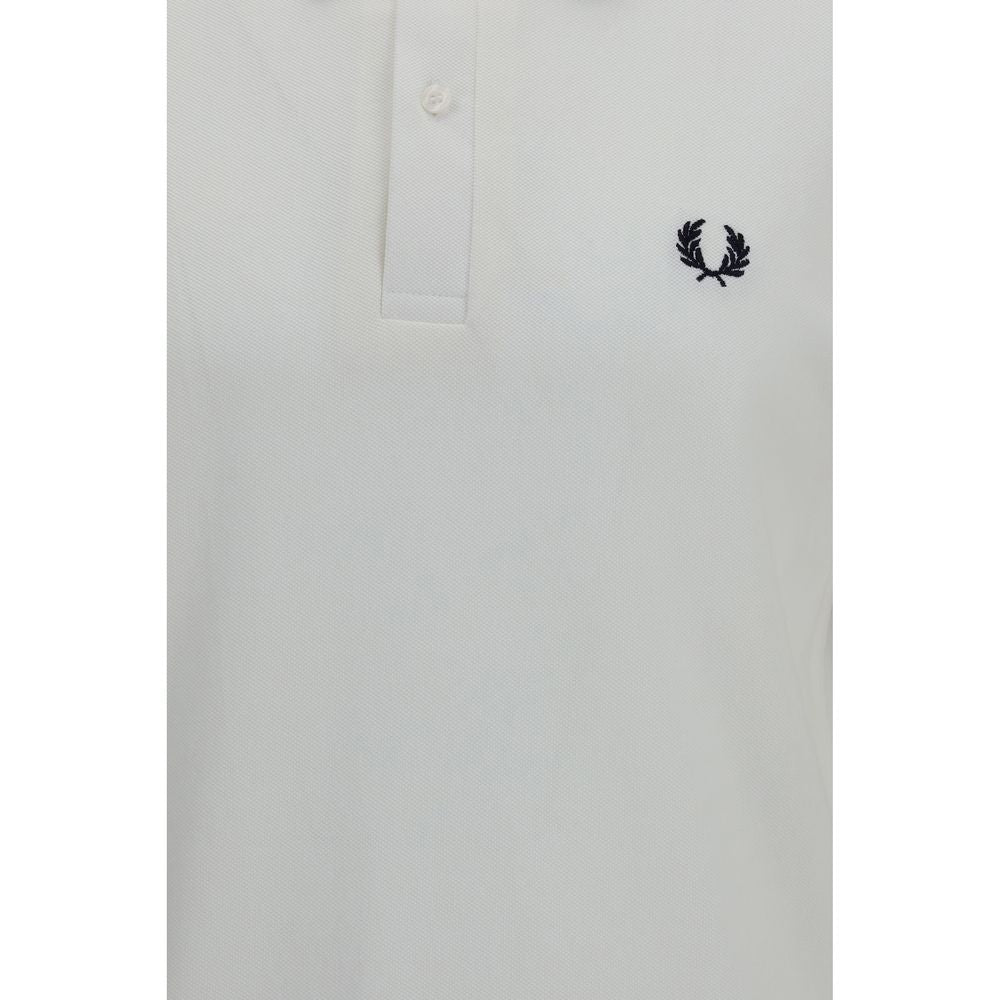 Fred Perry White Cotton T-Shirt Fred Perry