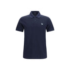 Fred Perry Blue Cotton T-Shirt Fred Perry