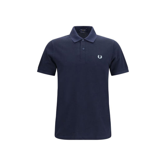 Fred Perry Blue Cotton T-Shirt Fred Perry