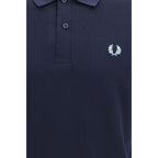 Fred Perry Blue Cotton T-Shirt Fred Perry