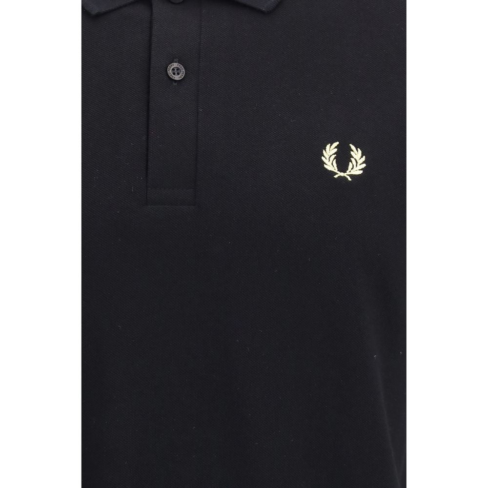 Fred Perry Black Cotton Polo Shirt Fred Perry