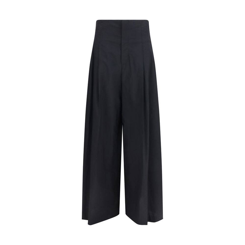 Brunello Cucinelli Black Cotton Casual Pants Brunello Cucinelli