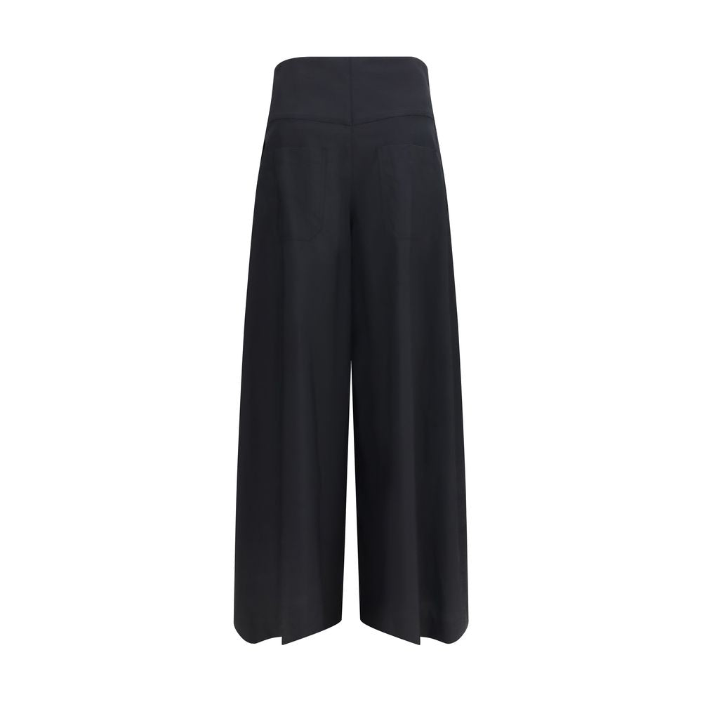Brunello Cucinelli Black Cotton Casual Pants Brunello Cucinelli