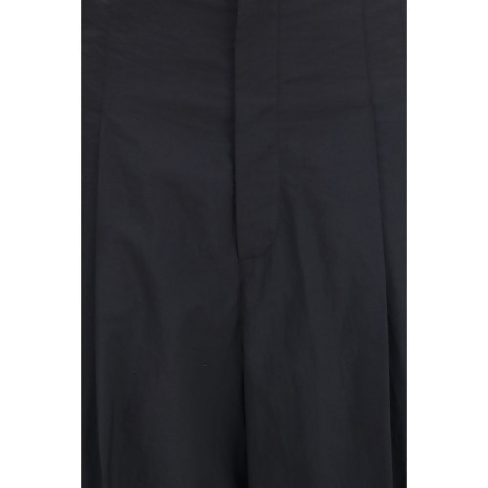 Brunello Cucinelli Black Cotton Casual Pants Brunello Cucinelli
