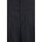 Brunello Cucinelli Black Cotton Casual Pants Brunello Cucinelli
