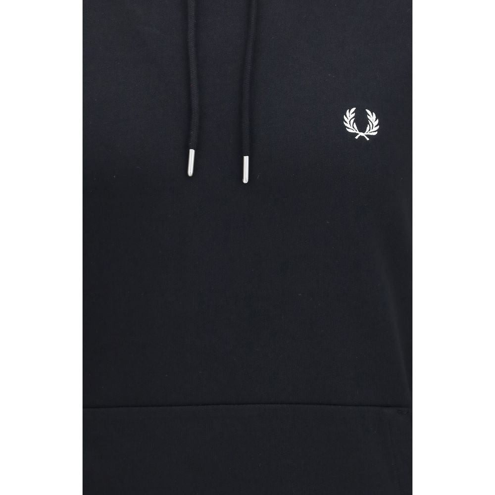 Fred Perry Black Cotton Sweatshirt Fred Perry