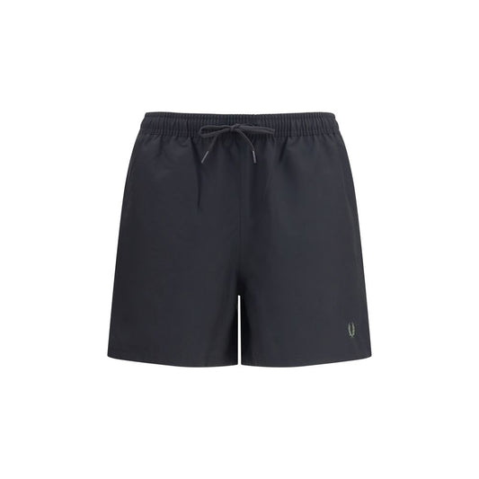 Fred Perry Black Recycled Polyester Clothing Fred Perry