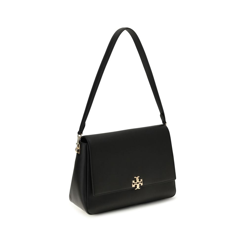 Tory Burch Black Calf Leather Bos Taurus Shoulder Bag Tory Burch