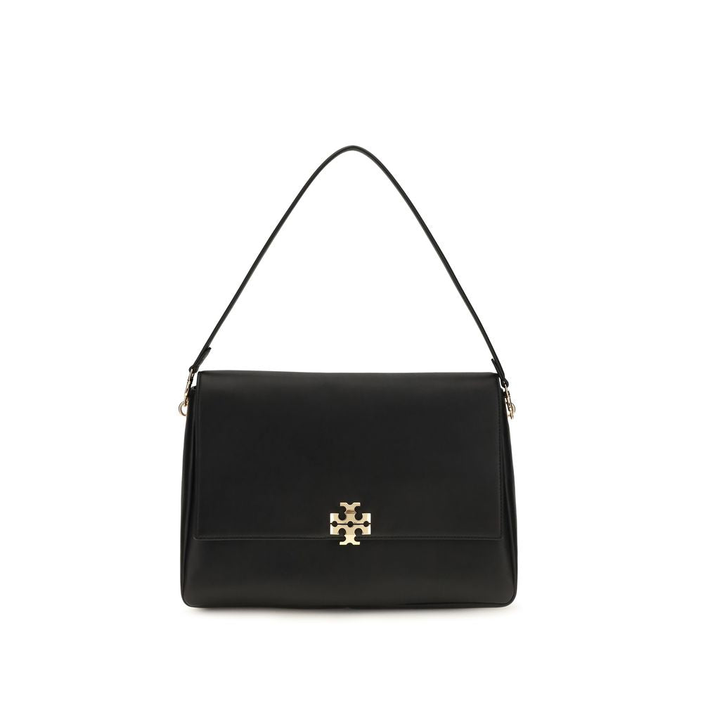 Tory Burch Black Calf Leather Bos Taurus Shoulder Bag Tory Burch