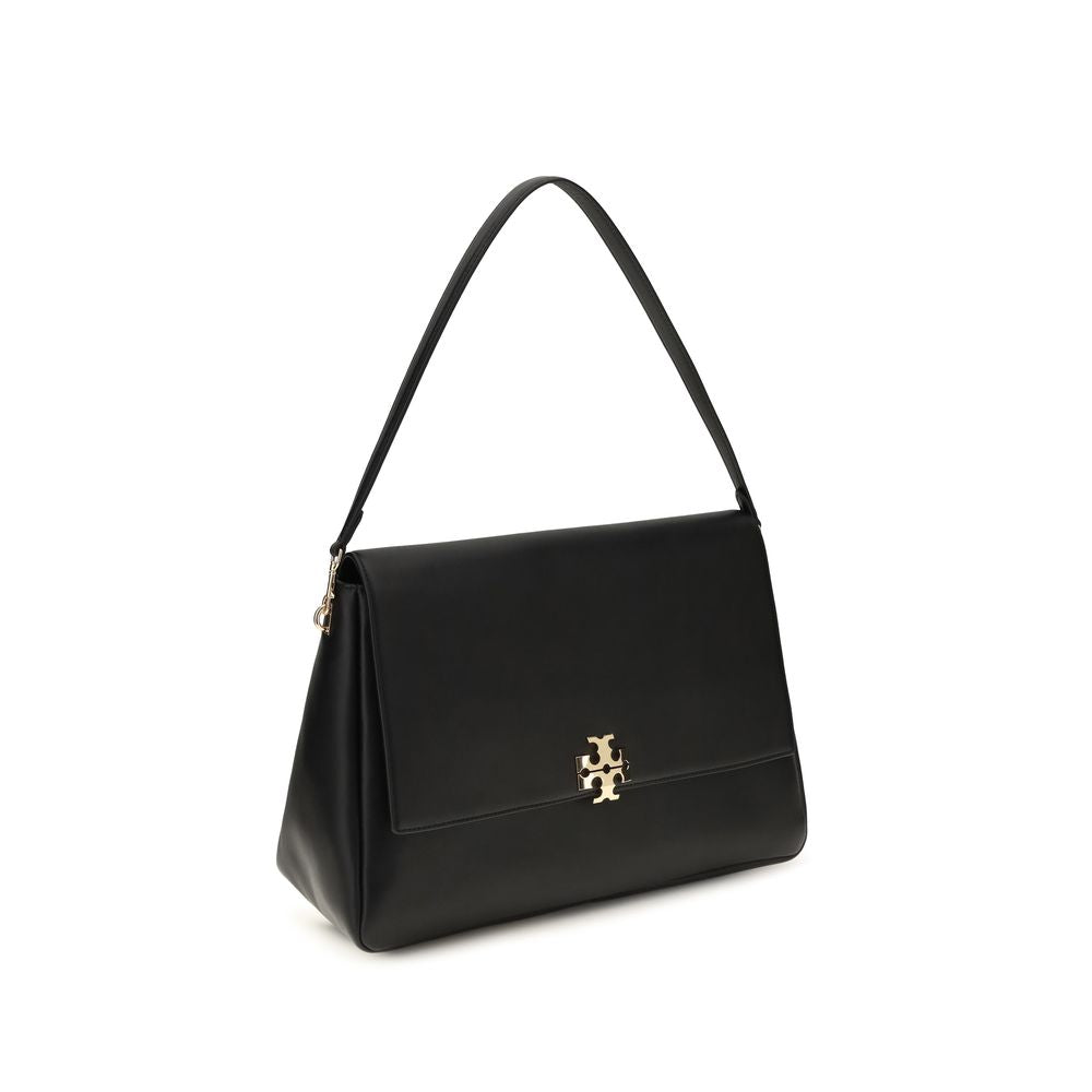Tory Burch Black Calf Leather Bos Taurus Shoulder Bag Tory Burch
