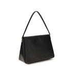 Tory Burch Black Calf Leather Bos Taurus Shoulder Bag Tory Burch