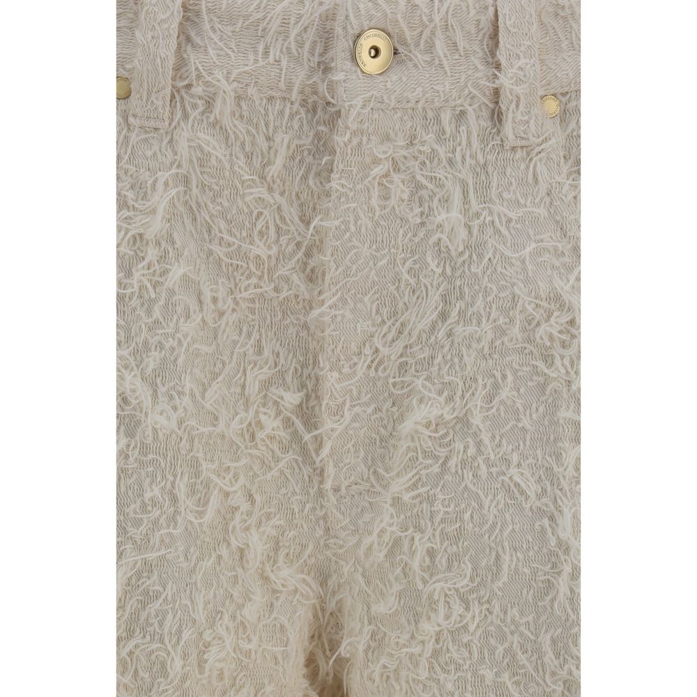 Brunello Cucinelli Beige Cotton Cropped Pants Brunello Cucinelli