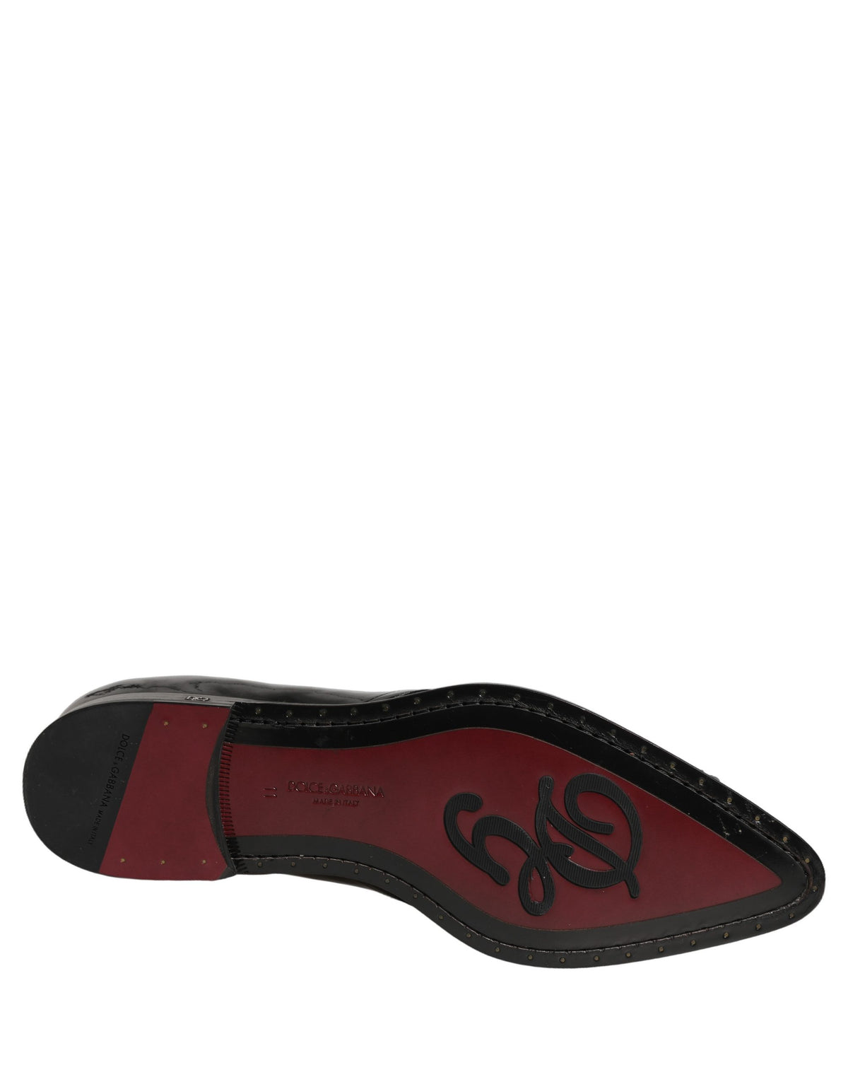 Dolce & Gabbana Black Embellished Derby Dress Formal Shoes - Eljoys Fashion 