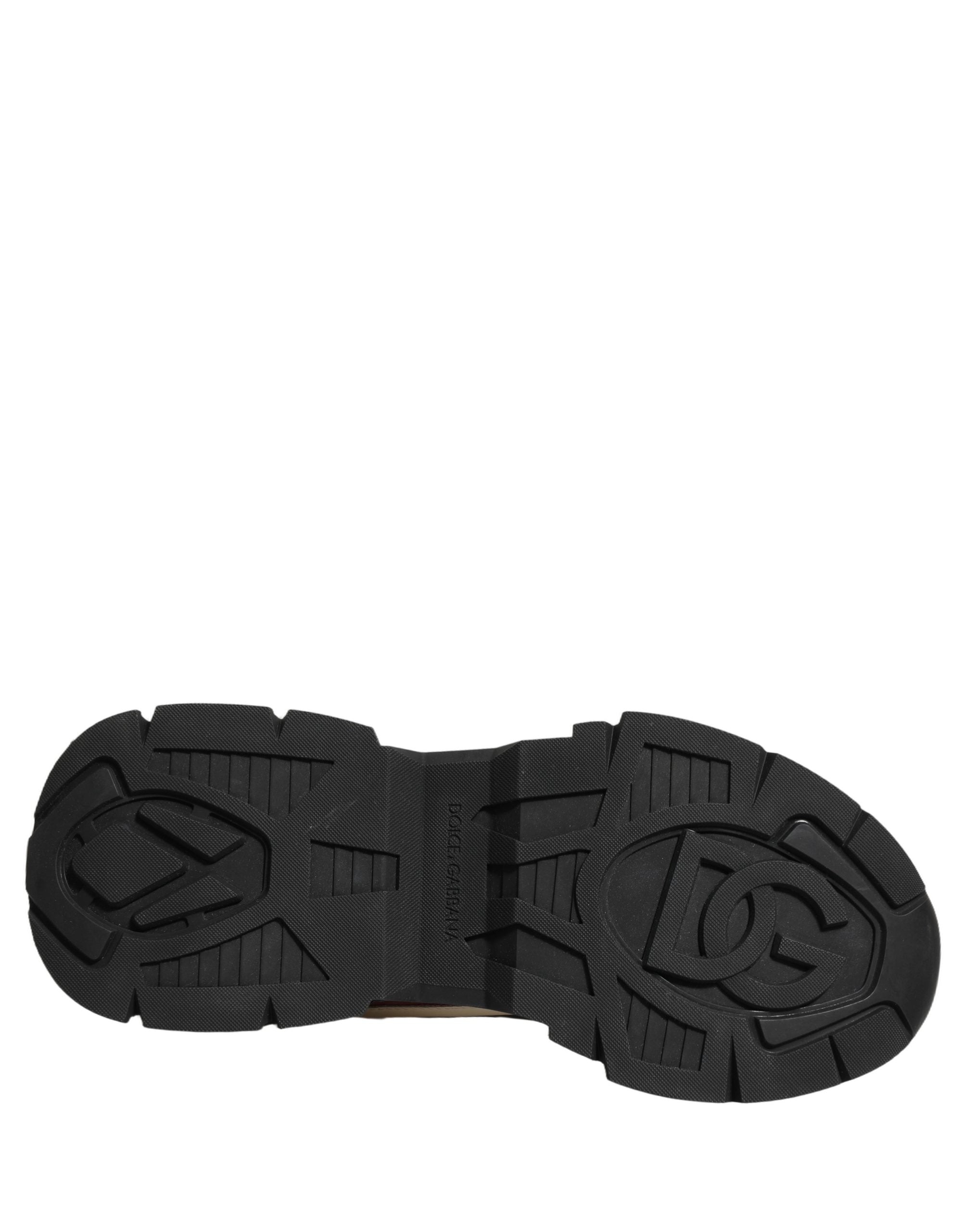 Dolce & Gabbana Multicolor Panelled Airmaster Sneakers Shoes Dolce & Gabbana