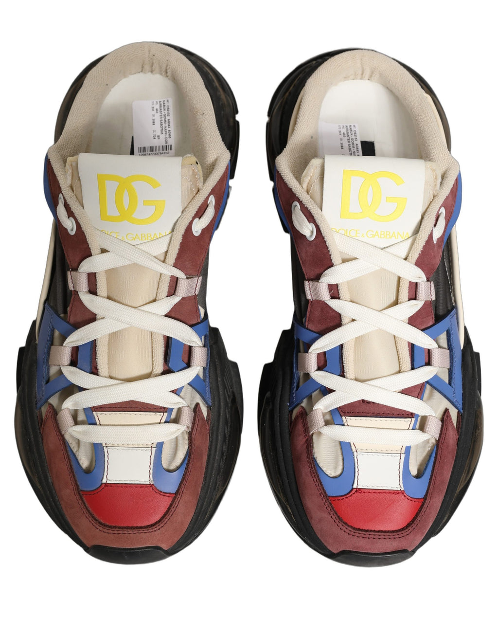 Dolce & Gabbana Multicolor Panelled Airmaster Sneakers Shoes Dolce & Gabbana