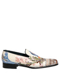 Dolce & Gabbana Multicolor Sequin Embroidered Loafers Shoes - Eljoys Fashion 
