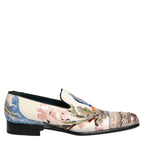 Dolce & Gabbana Multicolor Sequin Embroidered Loafers Shoes Dolce & Gabbana