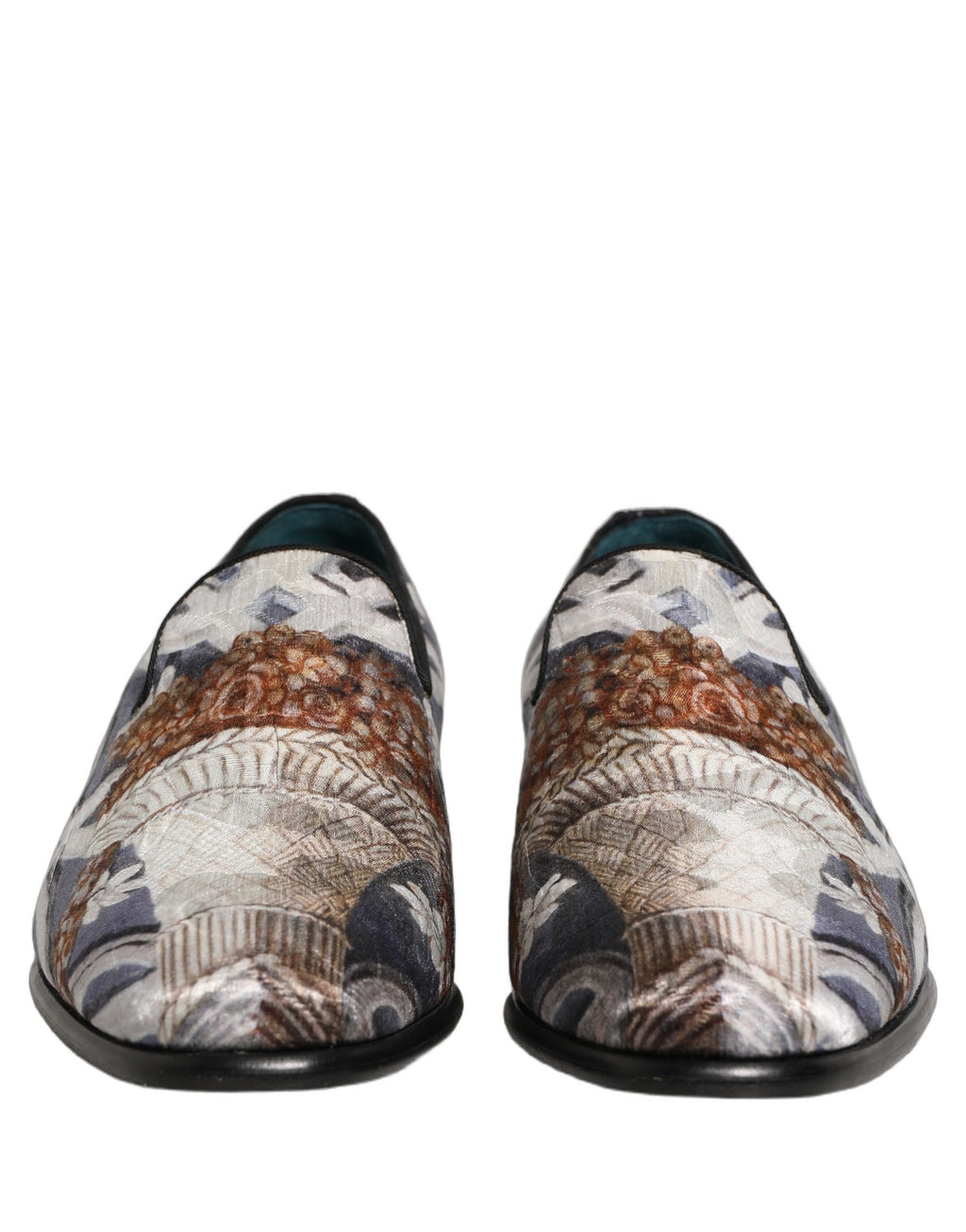 Dolce & Gabbana Multicolor Floral Tapestry Embroidery Loafer Shoes Dolce & Gabbana
