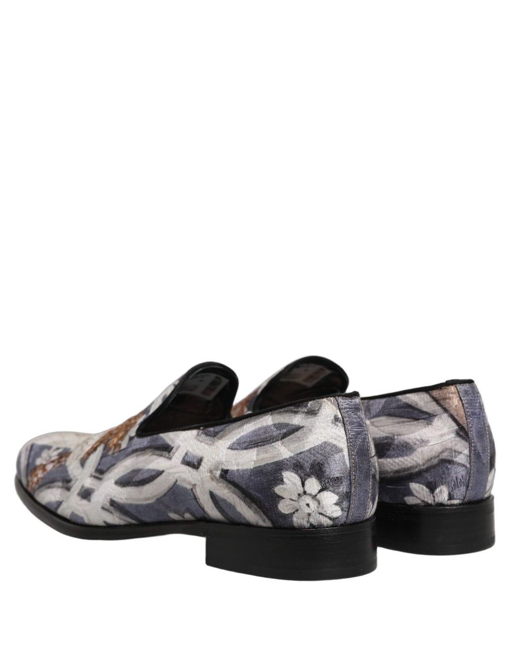 Dolce & Gabbana Multicolor Floral Tapestry Embroidery Loafer Shoes Dolce & Gabbana