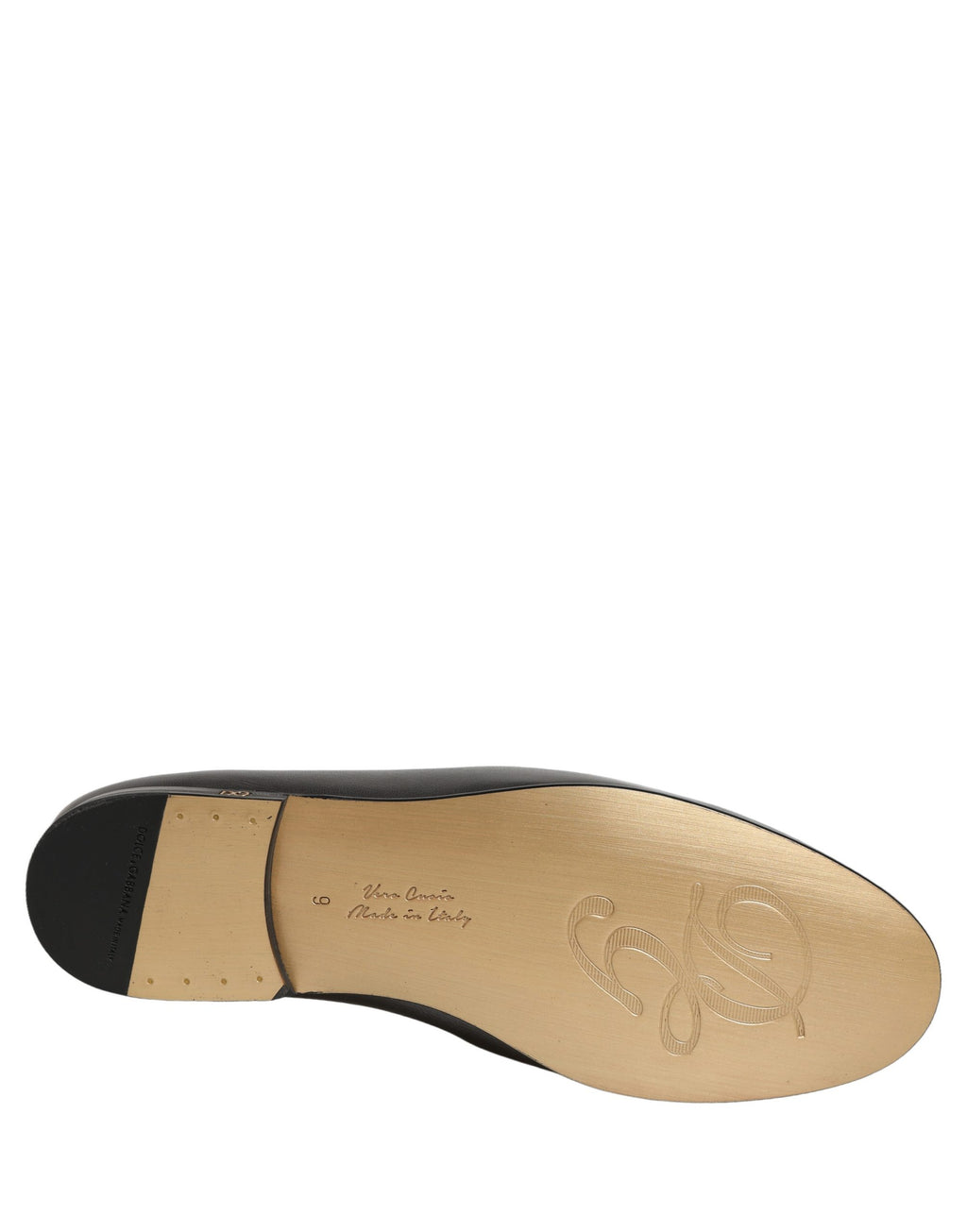 Dolce & Gabbana Silver Leather DG Logo Slip On Loafers Shoes Dolce & Gabbana