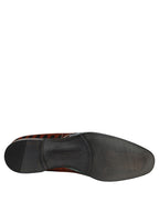 Dolce & Gabbana Multicolor Lion Print Slip On Loafers Shoes Dolce & Gabbana