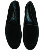 Dolce & Gabbana Green Velvet Slip On Men Flats Loafers Shoes Dolce & Gabbana