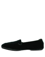 Dolce & Gabbana Green Velvet Slip On Men Flats Loafers Shoes Dolce & Gabbana