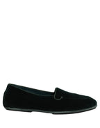 Dolce & Gabbana Green Velvet Slip On Men Flats Loafers Shoes Dolce & Gabbana