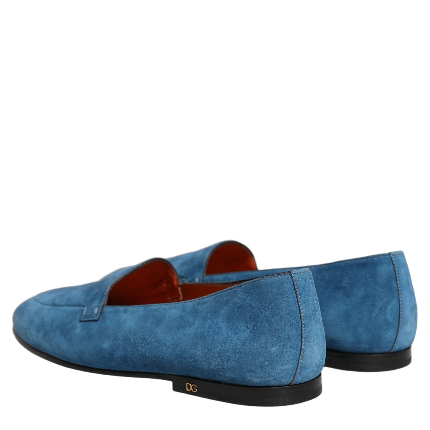 Dolce & Gabbana Blue Velvet Slip On Men Flats Loafers Shoes Dolce & Gabbana