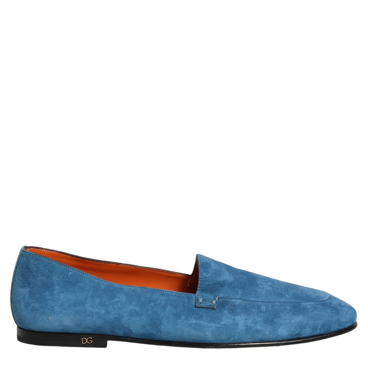 Dolce & Gabbana Blue Velvet Slip On Men Flats Loafers Shoes Dolce & Gabbana