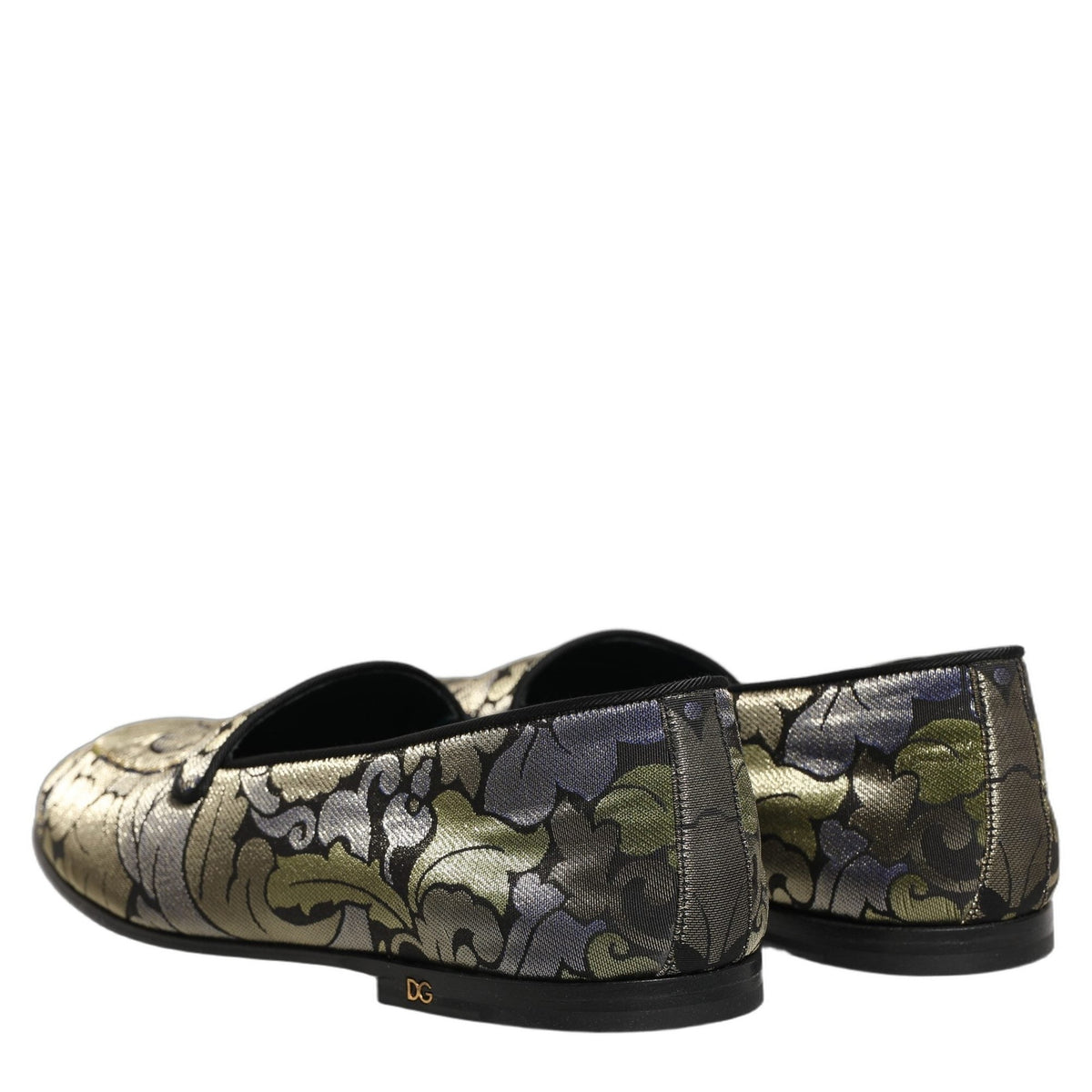 Dolce & Gabbana Multicolor Floral Jacquard Men Loafers Shoes Dolce & Gabbana