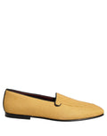 Dolce & Gabbana Yellow Woven Men Slip On Dress Loafers Shoes - Eljoys Fashion 