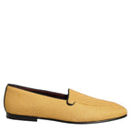 Dolce & Gabbana Yellow Woven Men Slip On Dress Loafers Shoes Dolce & Gabbana