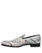 Dolce & Gabbana Multicolor Velvet Baroque Dress Loafers Shoes Dolce & Gabbana